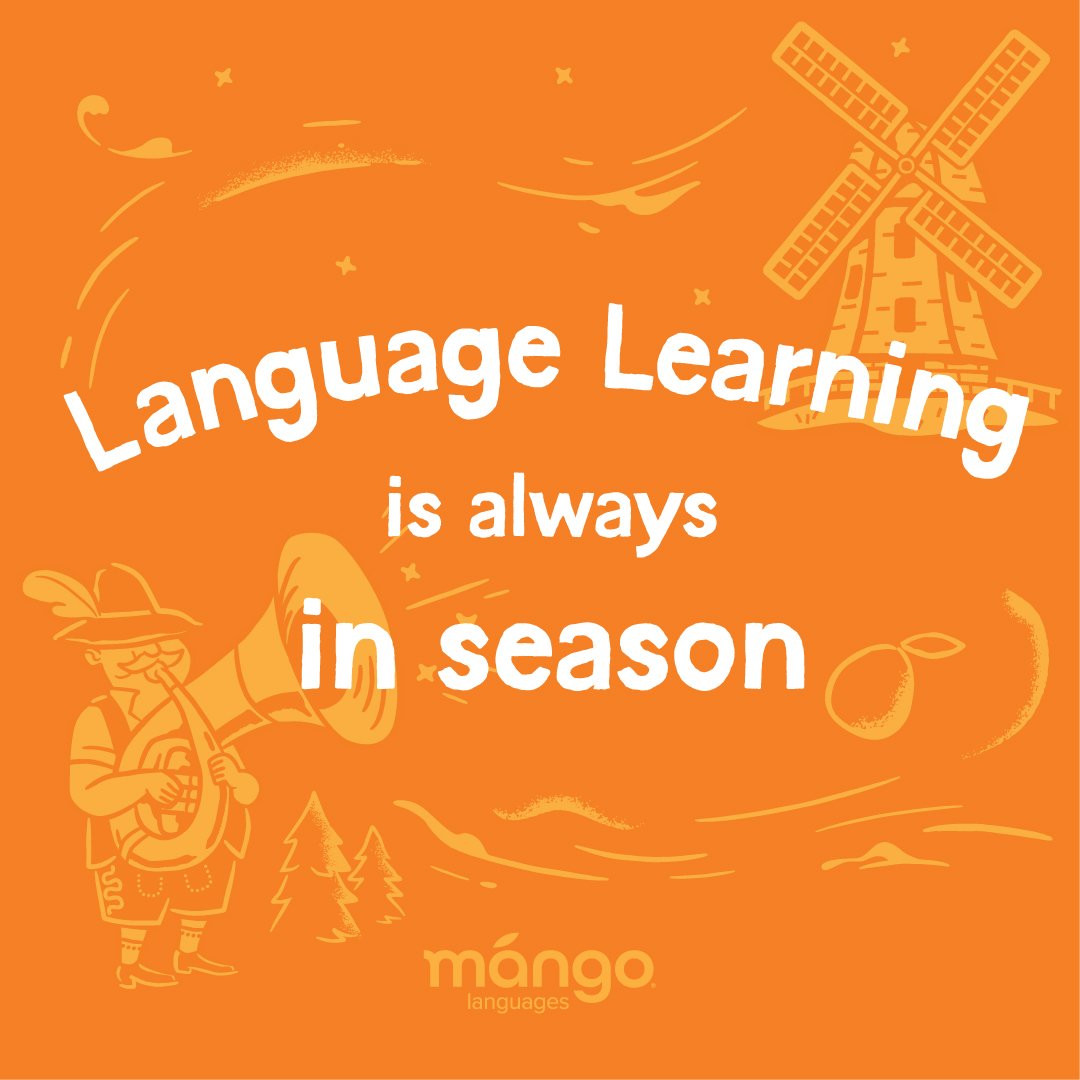 HWPL11557's tweet photo. It's always a good time to learn a new language!  Check out Mango on https://t.co/ufM6AKd5yF! https://t.co/g4YkfsscBx