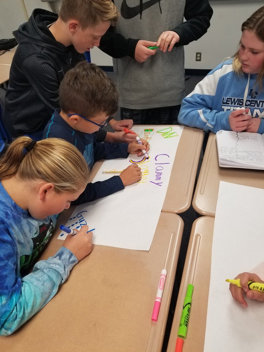 MarishaDang9's tweet photo. Doing some vocabulary graffiti to end class on this Titan Friday! #LCMSPTB #creativelearning #literaturecircles https://t.co/SANzHRHLnI