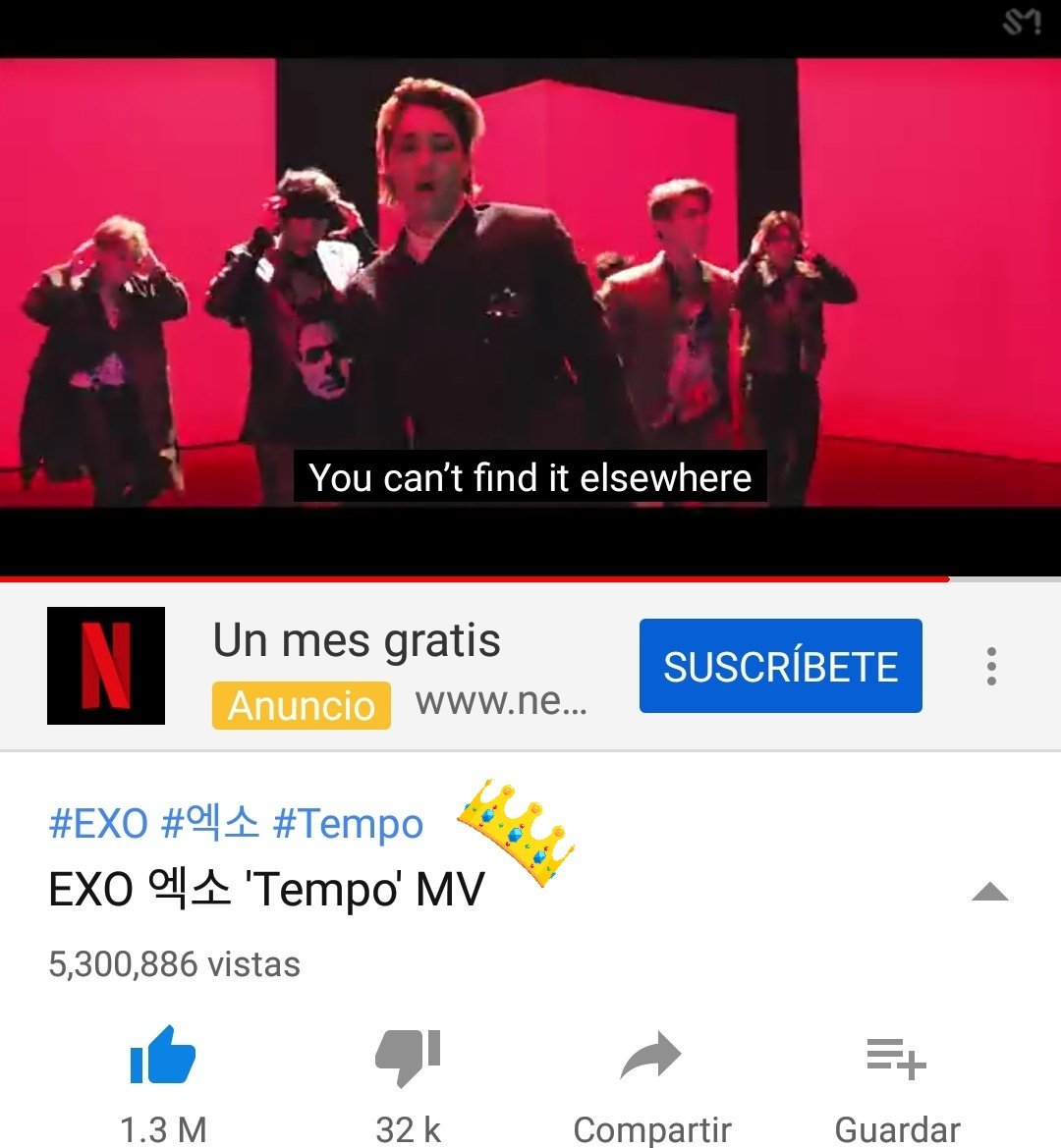 KaiEXOPeru's tweet photo. ¡Gran comienzo Erigoms &amp; EXO-L'S! ❤️💪😭🐻🎉 Llevamos 5 horas reproduciendo y tenemos más de 5M de Vistas, es un gran trabajo en equipo. ¡Orgullosa de ser EXO-L! 

¡Sigamos reproduciendo, no paremos! 💪🐻

#TEMPOoutNOW #EXO #Kai #EXO_TEMPO #EXO_DontMessUpMyTempo  @weareoneEXO https://t.co/yNIC1uWnbP