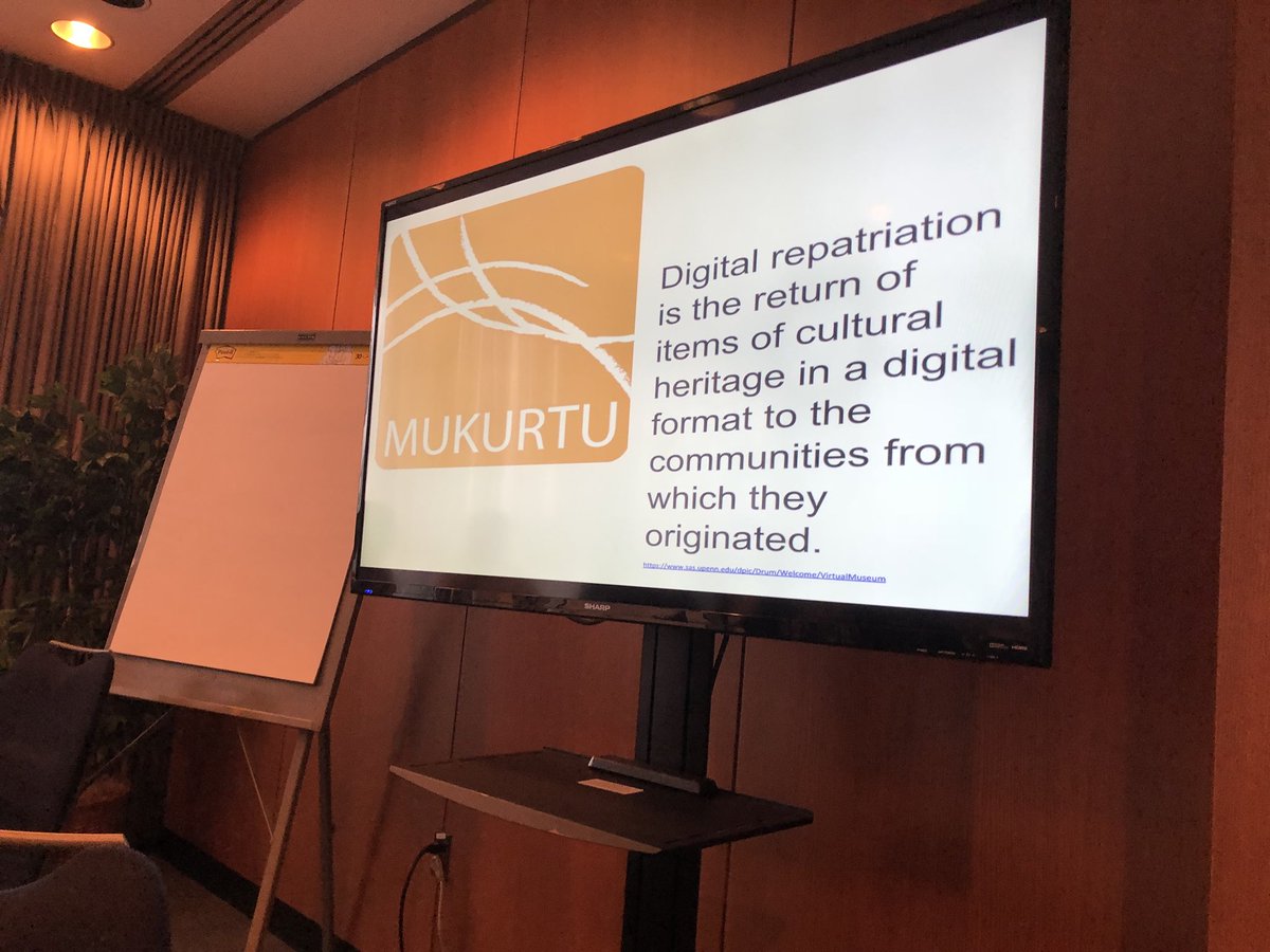 jesseajohnston's tweet photo. A recognition of @mukurtu at #b2b3d as a way to work against digital colonialism. Many ambiguities on ownership/access etc when traditional and historic sites are modeled or scanned https://t.co/uwzm68CjCc
