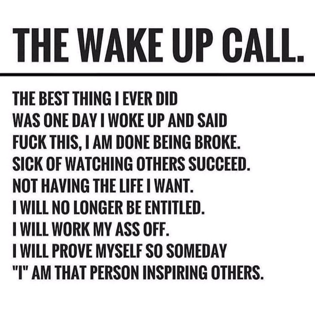 Simone60892415's tweet image. Have you had your wake up call?
