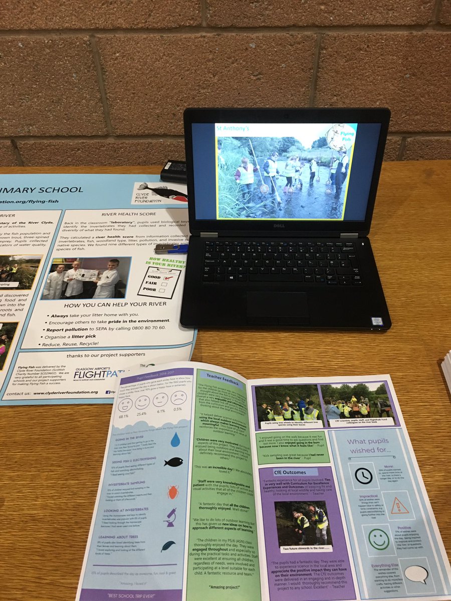 ClydeRF's tweet image. It was a pleasure to attend the @GLA_Airport #FlightPathFund celebration for all of the great projects they have funded! We are very grateful for their support for #FlyingFish creating lots of #FutureStewards for the rivers!