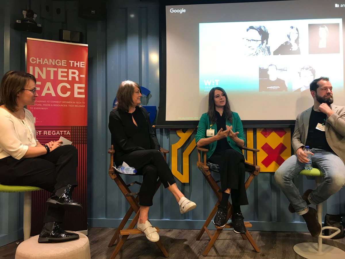 _futurefactor's tweet photo. Proud of our very own @KerrieFinch at Google yesterday talking momentum, failing forward and how perfect is the enemy of good 💥 @witregatta #amswit18 https://t.co/55mvbXNHG9