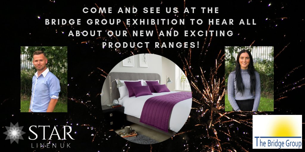 StarLinenUK's tweet photo. Looking forward to seeing all our customers attending the Bridge Group Exhibition on Tuesday at The Toorak Hotel, Torquay @tlhhotels .  Make sure you stop by and say hello to Amy and Nathan!  #tlhhotels #Hospitality https://t.co/nXmz52YVW0