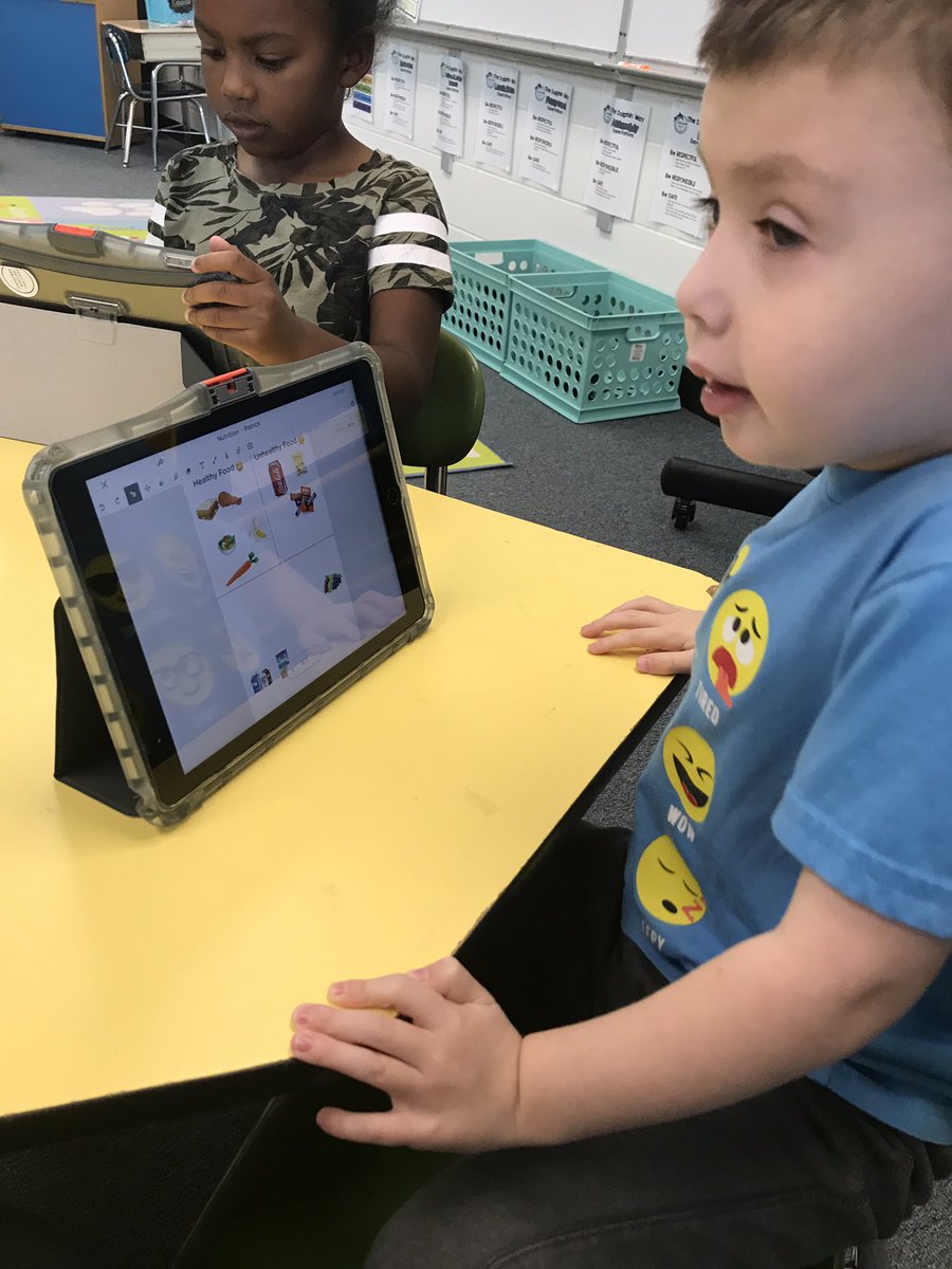 KinderMrsOtt's tweet photo. @Classkick just changed the testing game!! I was able to give my nutrition test today in half the time it usually takes and no lost pieces because we didn’t have to cut #iPadAcademy #bpsne https://t.co/ITI3BfpuWJ