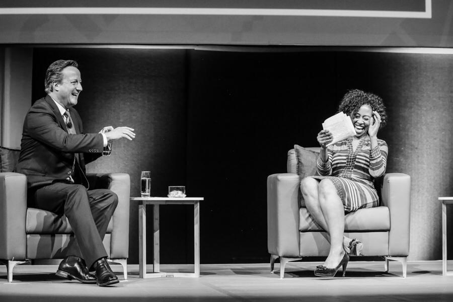 RediTlhabi's tweet image. #DSL2018 I have just received this.  I think this scene happened after David Cameron asked me a question about being sued