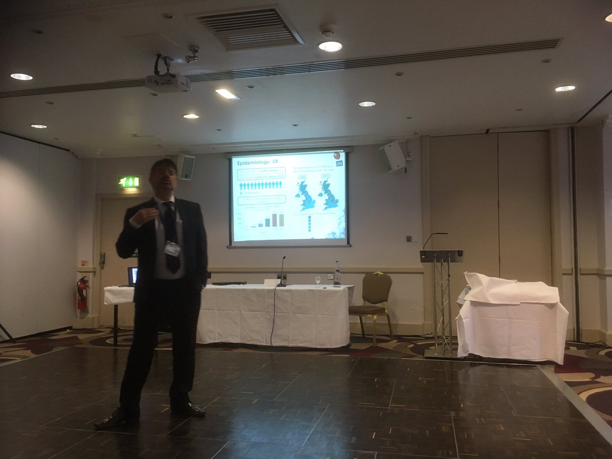 Jacques Kerr is talking about his exciting work on unscheduled care and COPD. He is so animated and it is great hearing what his group has achieved #SRNF2018 @BLFScotland