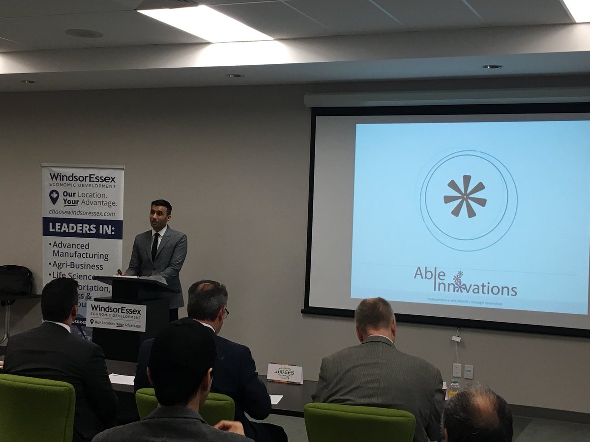 UofW_EPICentre's tweet image. Great first round of pitches at @IBLS_Windsor @WEtechAlliance #techmobilityyqg #techweekyqg