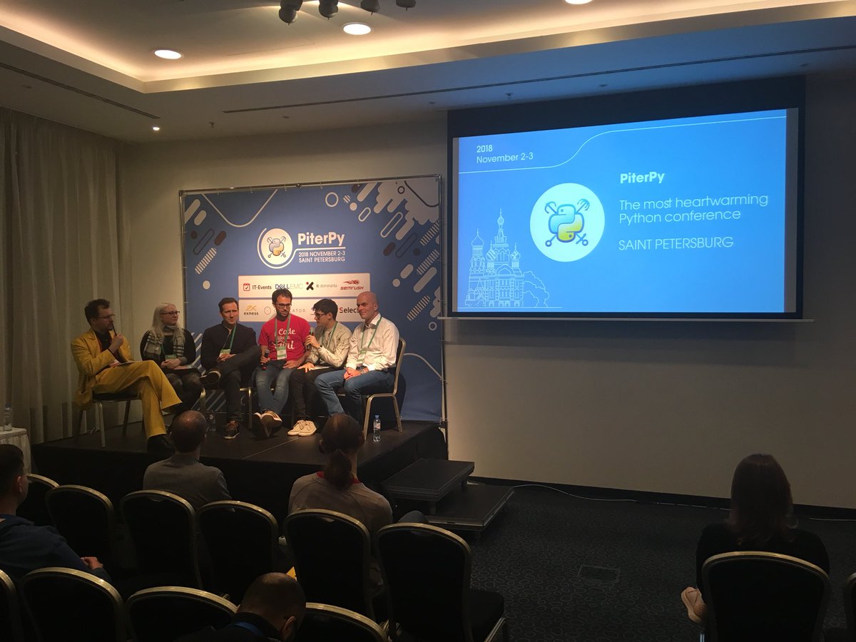 pmigdal's tweet image. The future of Python - @PiterPy discussion panel by @hynek, @juanluiscano, @roguelynn, @eumiro & @mariocj89 
#PiterPy