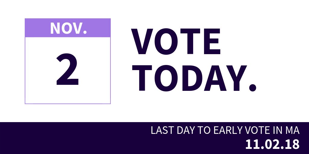 AyannaPressley's tweet photo. TODAY is the last day of early voting in MA! Don't wait until Election Day, go vote for the activist leaders we need in government today! Find out where you can vote early here: https://t.co/0OlgnzMqN9 #ChangeCantWait #VotingCantWait #EarlyIsEasy #Vote https://t.co/9PjNkixTxZ