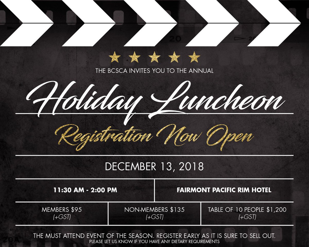 The BCSCA Presents: Christmas in Hollywood 🎬🌟