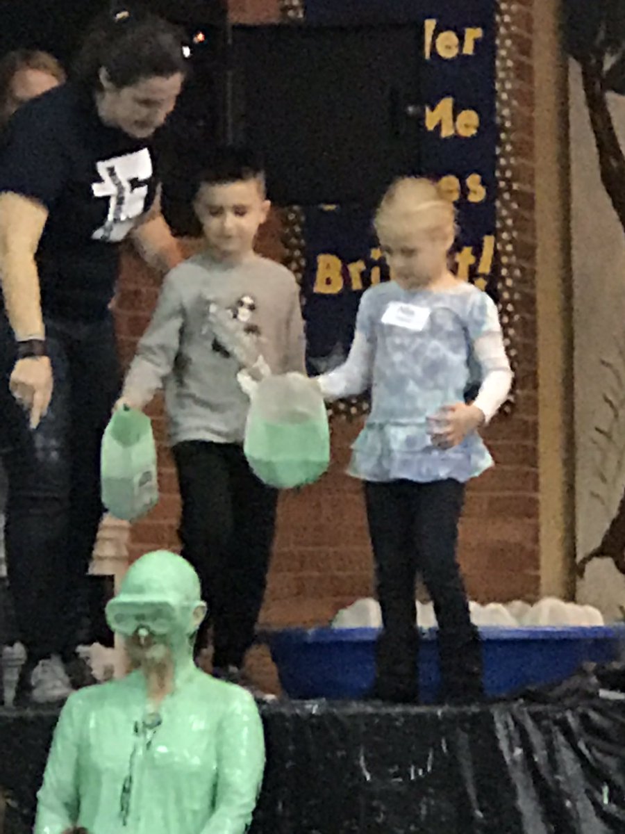 Today was a great day to synergize <a href="/LamphereSchools/">Lamphere Schools</a> and build community in our Den Meetings! Look for our Pride boards in the hallway soon. We also slimed Mrs. G for our fundraising efforts! #WeAreLamphere #TLIM