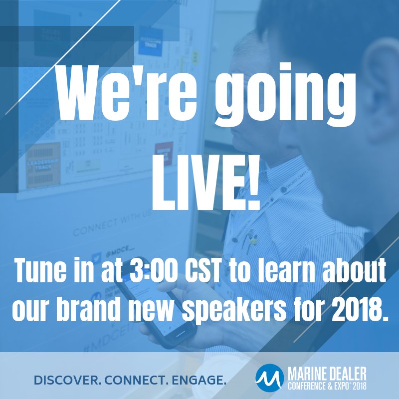 MDCE_'s tweet image. Hi all! We're going live this afternoon at 3:00 CST to officially introduce our brand new speakers for 2018! 

Like the MDCE Facebook page to receive a notification when we go live! bit.ly/2GSZzle