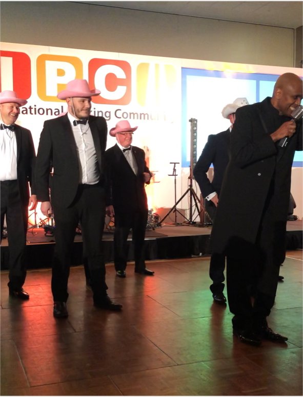 <a href="/paulbohill1/">Paul Bohill</a> was back to his best at the IPC conference in Milton Keynes last night. Not quite sure about his choice of hat though.

#cantpaywelltakeitaway