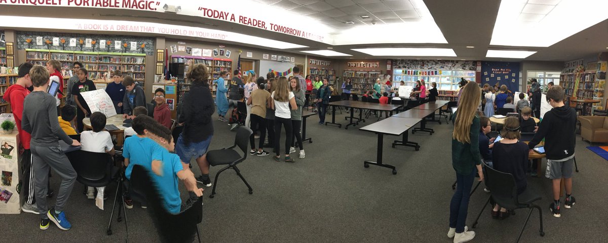 mrgoodela's tweet photo. Students participated in a Colony Fair. They researched a colony and created a sales pitch that included an oral presentation, a digital presentation, a poster, and a jingle. #NKMSlearns https://t.co/Ne8ewG0wRp