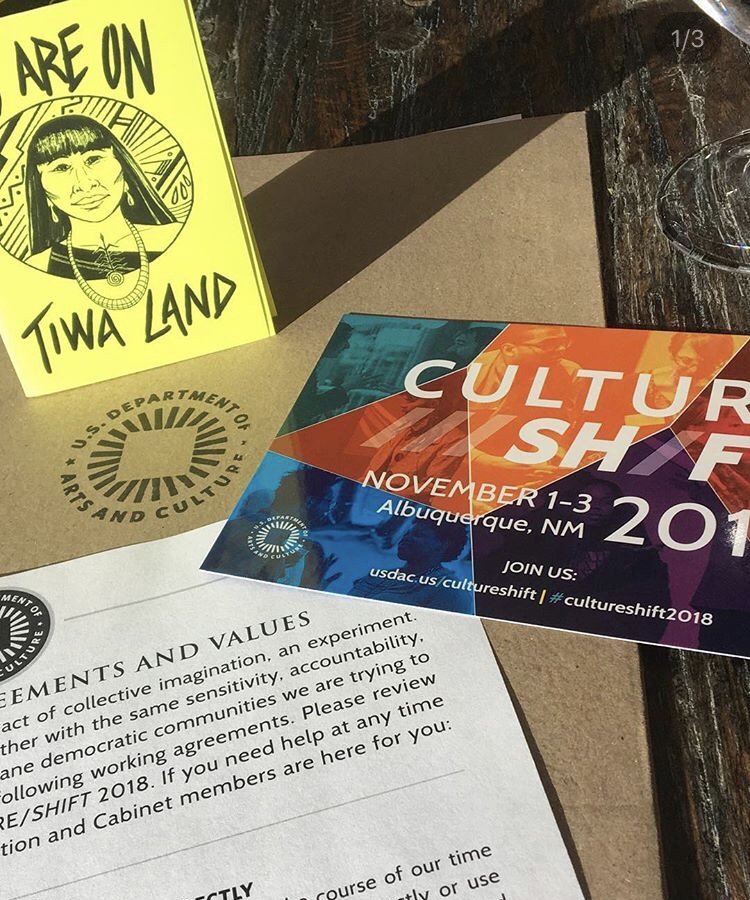 usartsdept's tweet photo. "On whose shoulders do you stand?" #CULTURESHIFT2018 has begun. Not in #Albuquerque? Join us for the livestream: https://t.co/iCz2WN2uCC https://t.co/Cjs8q39CvF