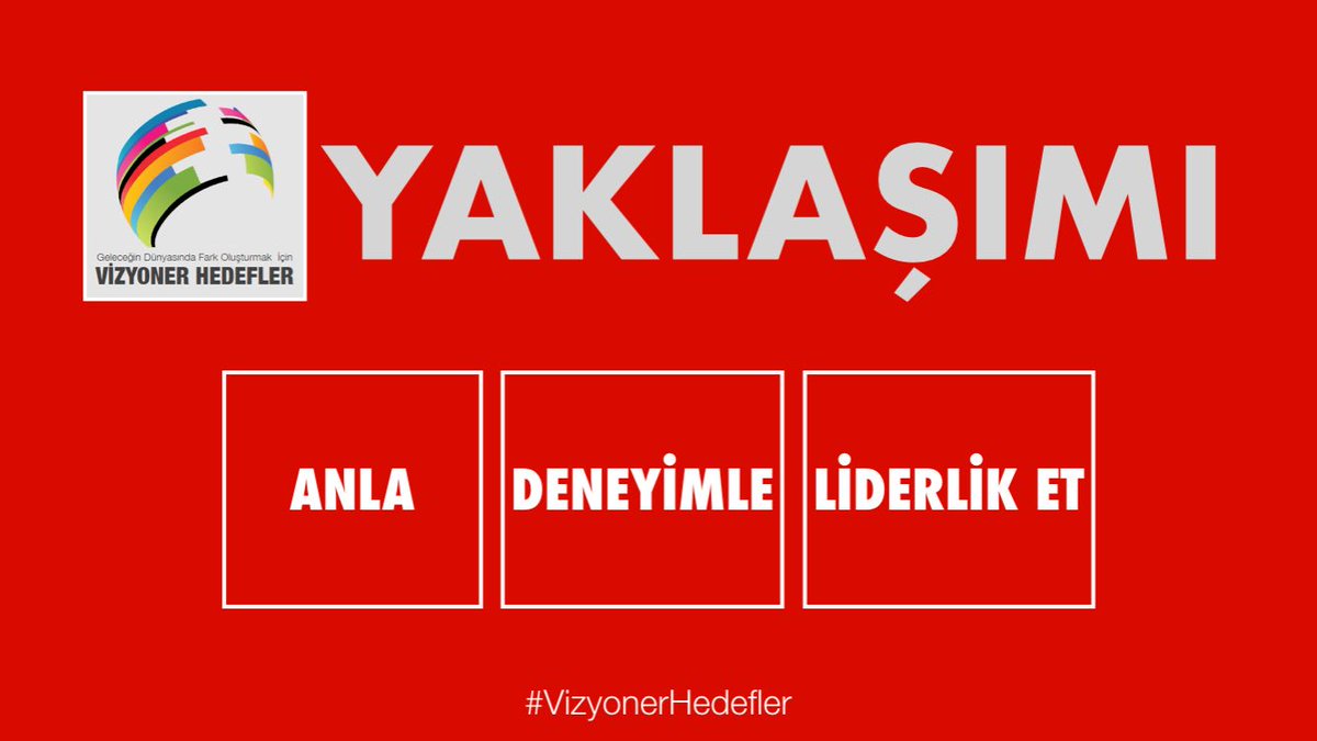 Hayat sadece öğrenmeyle ilgili değildir. Aynı zamanda çevremizdeki dünyayı keşfetmek ve yeni deneyimlere sahip olmakla ilgilidir. #VizyonerHedefler