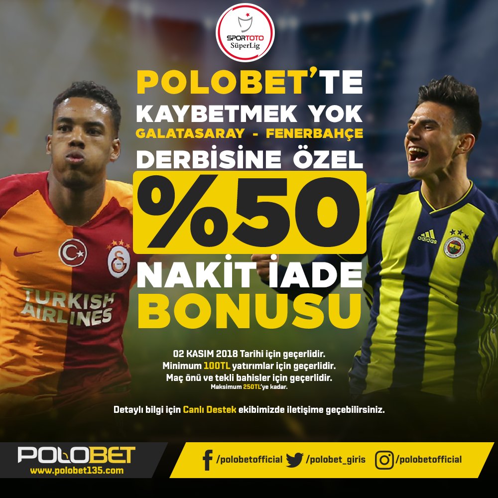 Polobet'te Kaybetmek Yok. Galatasaray - Fenerbahçe derbisine özel %50 Nakit İade Bonusu. Polobet'e Gel Fırsatı Kaçırma.

polobet136.com  

#polobet #polobettv #büyükgünde #polobette #devmac #polobettvde
BüyükGünde Polobette DevMaç PolobetTvde