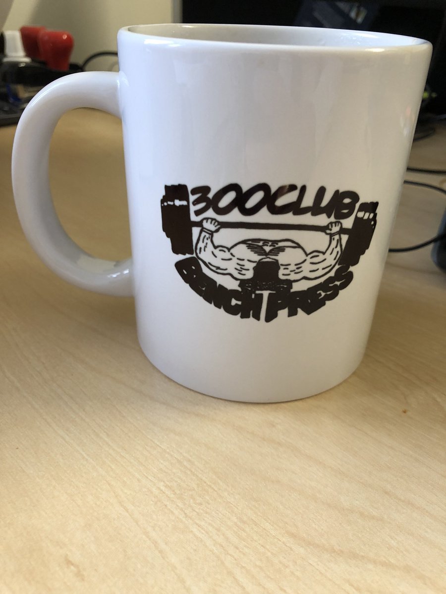 Gratuitous lifting brag! Love this mug!!