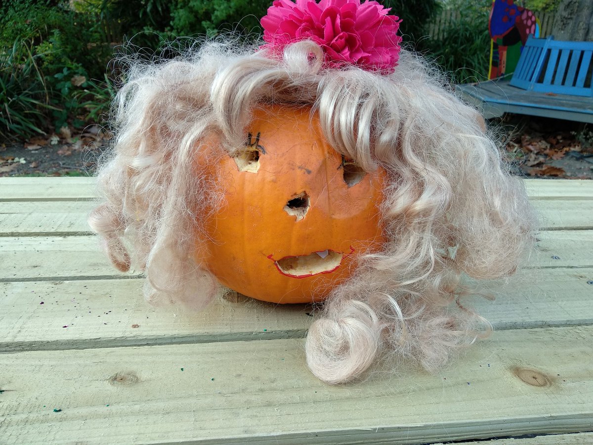 Scary things can happen <a href="/CrossflattsPri/">Crossflatts Primary</a>  especially when the pumpkin transforms....😂