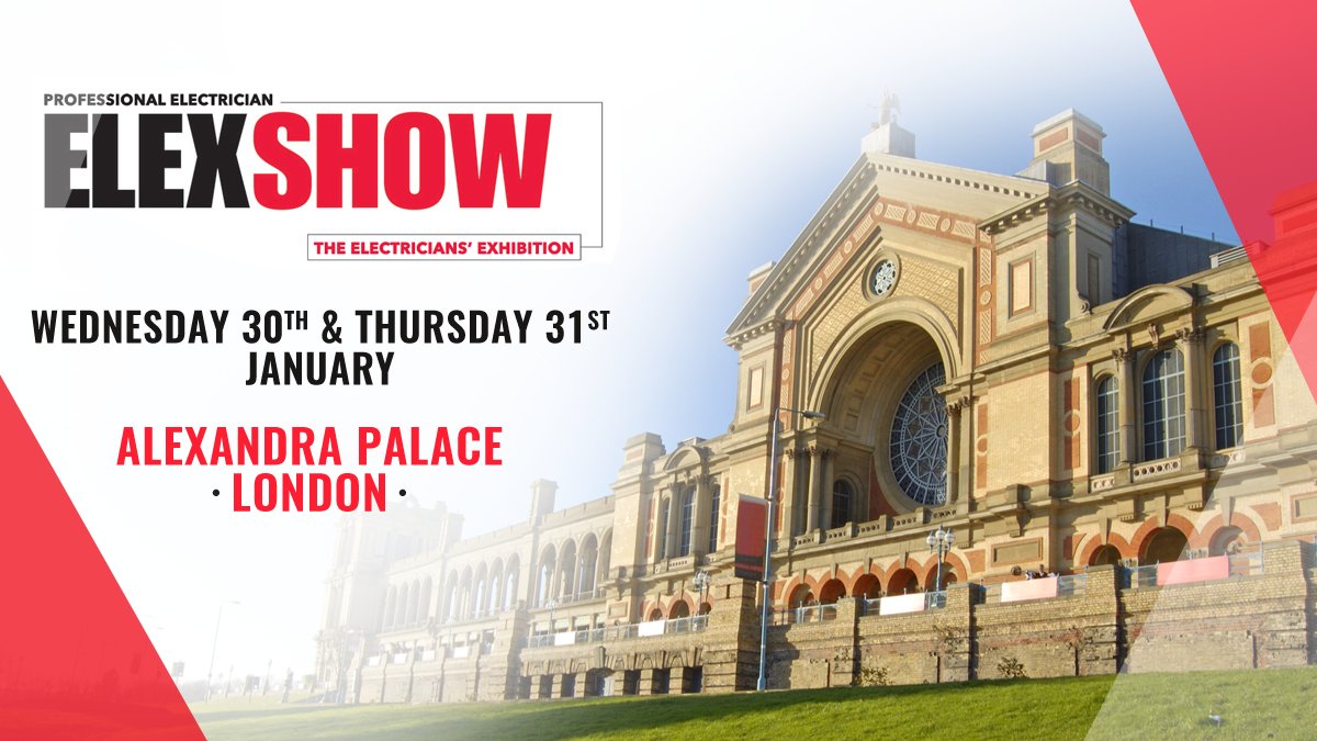 We will be back at Alexandra Palace, London on Wednesday 30th &amp; Thursday 31st January, we’ll have the latest in tools and workwear and a whole load of exclusive show deals. You'll also get a free Professional Electrician T-Shirt , a free bacon roll and free parking on the day 👍
