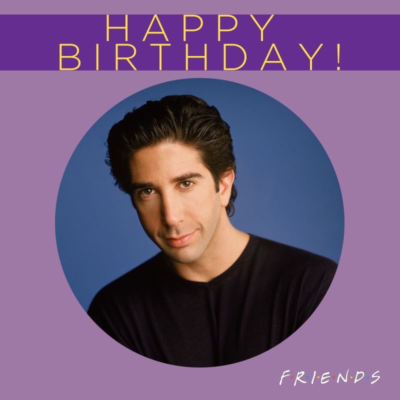 Happy Birthday David Schwimmer!           