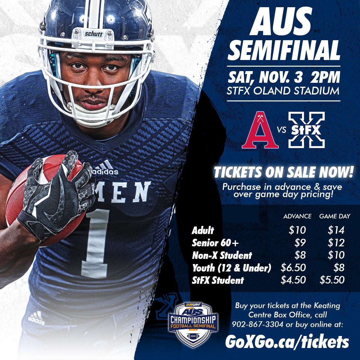 StFX X-Men Football tweet media