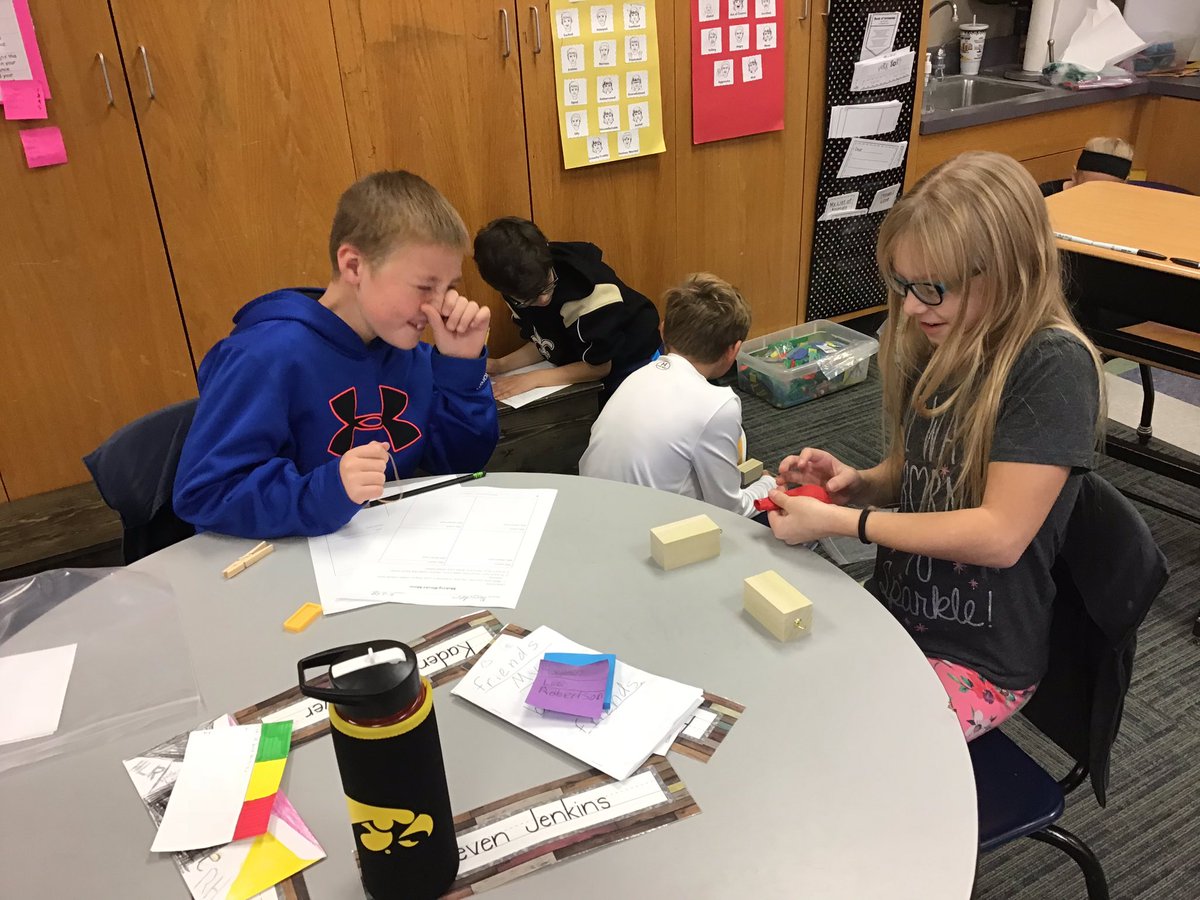 Young scientist exploring force and motion! Ms. Heidemann 3rd Grade. #DCGexcellence #DC_Elementary