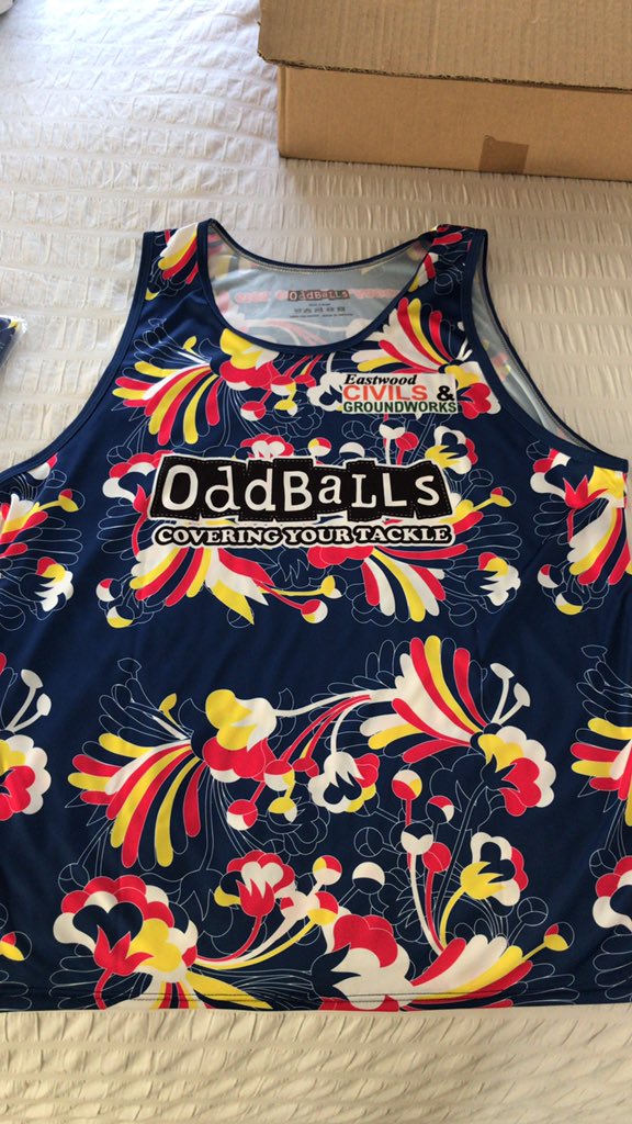 Big thanks to @myoddballs for sorting the vests out. They look quality! #majorcabeachrugby #magauf #stagdo
