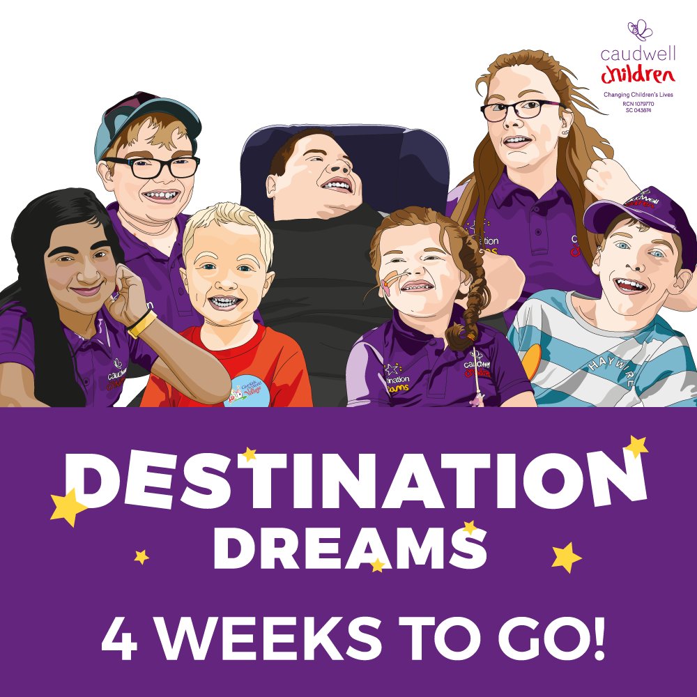 caudwellkids's tweet image. 4 weeks until Destination Dreams!

Since 2007 every year we’ve given 25 children, with life-threatening conditions, the opportunity to experience a once in a lifetime holiday to Disney World, Florida. 

This year is no exception and we need your help! 💜 bit.ly/2JGvaY3