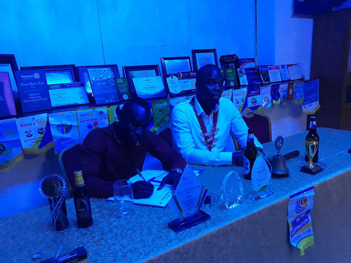 Rotaract Club of Bweyogerere Namboole (@destadia) on Twitter photo #DestadiaFridays IP @makumbirsc and Secretary <a href="/justusjusto1/">Justus Isu</a> at the high table taking #DestadiaFridays #Meaningfulfellowships #DestadiaFridays IP @makumbirsc and Secretary <a href="/justusjusto1/">Justus Isu</a> at the high table taking #DestadiaFridays #Meaningfulfellowships