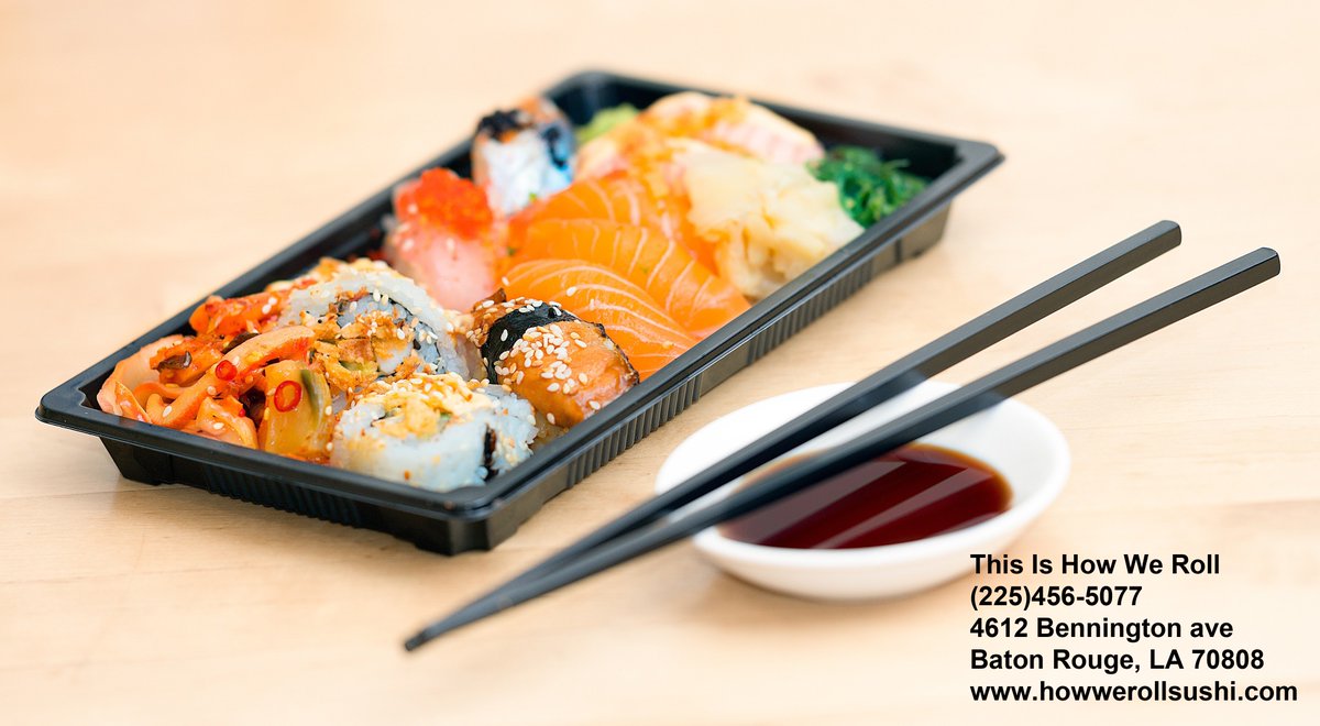 Batonrougesushi's tweet photo. Come Lunch With Us Best Sushi in #batonrouge Call To Reserve Your Table 225-456-5077 and Visit Us at 4612 Bennington Av Or Order Online https://t.co/D8kEYQ31uU #GoBR #LSU #idigbr #ForeverLSU #geauxtigers #lsutigers https://t.co/yxVeLYtgbn