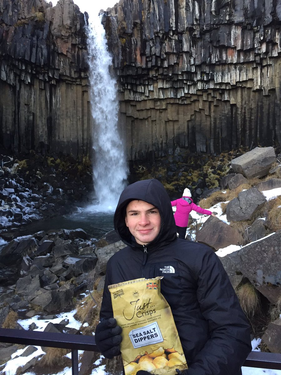 ❄️ Just Crisps have made it to Iceland ❄️

Our Sea Salt Dippers have been captured by the Svartifoss waterfall and the spicy Jalapeno crisps at the Svínafellsjökull glacier

Please share your pictures using #JustCrisps 📸