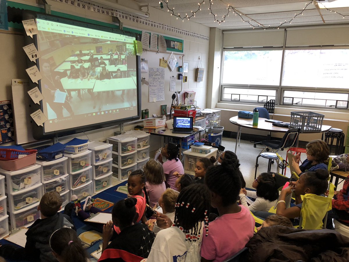 Dail_PES's tweet photo. Google Hangout with our #GRABat18  class in Alberta, Canada! #VBPioneerPower @Principal_PES @WhawleyITS https://t.co/viK2NzFX9t