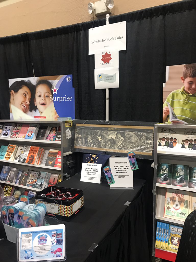 MrsDayLib's tweet photo. Best in the Book Fair Business! 
@scholastic #BookFairs @AISLEd_org https://t.co/9lcNd4H1GP