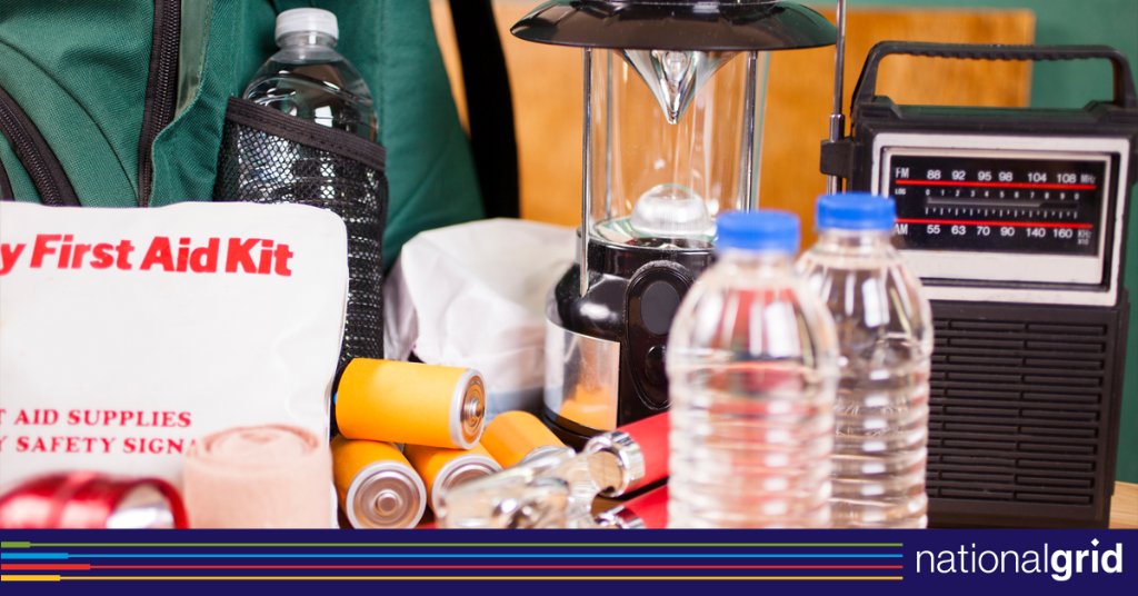 nationalgridus's tweet photo. Power issues can sometimes disrupt public water supply systems or disable well pumps, so it’s a good idea to keep a supply of bottled drinking water handy, as well as some canned food. https://t.co/97rNHcdHxJ
