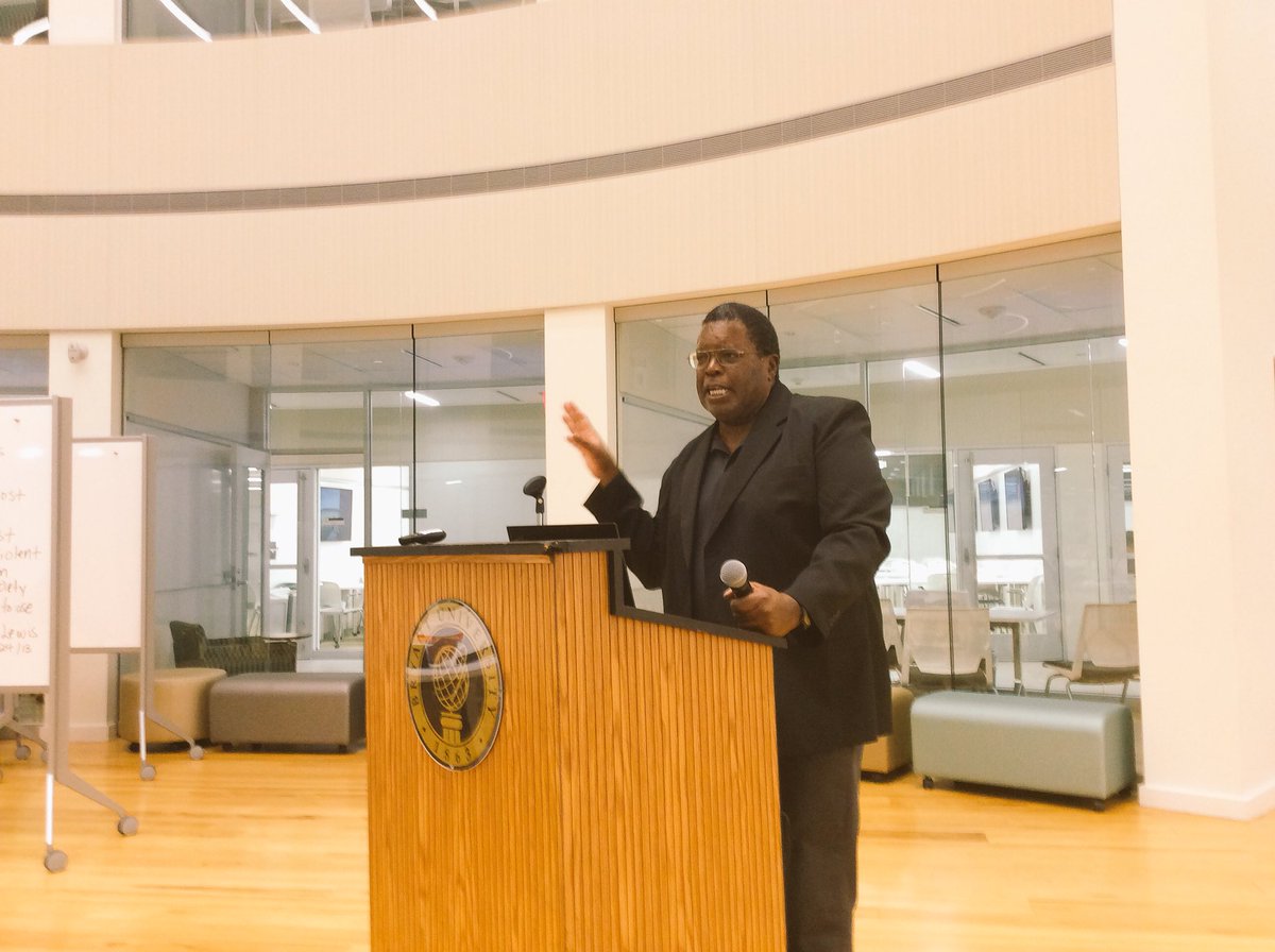 Prof. Antoine Joseph <a href="/BryantArtsSci/">Bryant Arts&Sciences</a> <a href="/BryantUniv/">Bryant University</a> on the history of the Voting Rights Act this Thursday in the AIC. Voting is the foundation of democracy, don’t take your rights for granted!