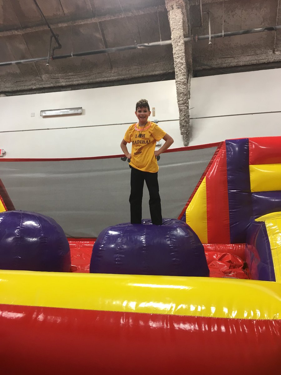 MadibaPrep's tweet photo. Our trip to Bounce U was an incentive field trip for students who maintain good grades and great behavior. #fieldtrip #bounceu #incentivetrip #happyfriday https://t.co/PXjg13dRwX