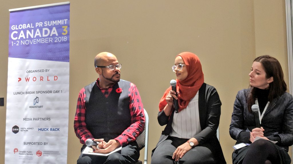 WSCanada's tweet photo. Our very own @xphat and @JudithDiversity talk about why diversity in PR is a business necessity at the #GlobalPRSummit. https://t.co/ZTj22Ztvy0