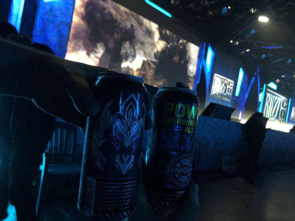 xSeven's tweet photo. Starting BlizzCon off right. Power Overwhelming IPA for Starcraft’s 20th anniversary. Delicious! https://t.co/Hz05HkIPjw