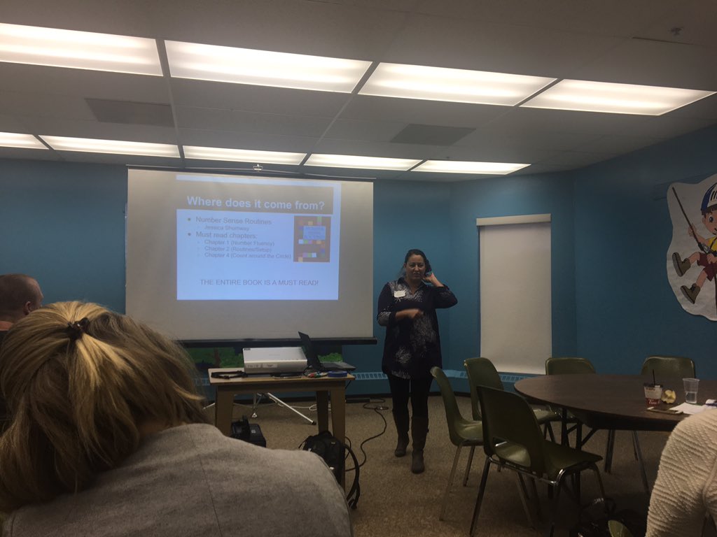 JennBrokofsky's tweet photo. Learning about counting circles from @wahedahbug. So many connections to my work and ideas for things to come. Can’t wait to develop these ideas further with teachers. #sum2018 https://t.co/81hgjFnTd1