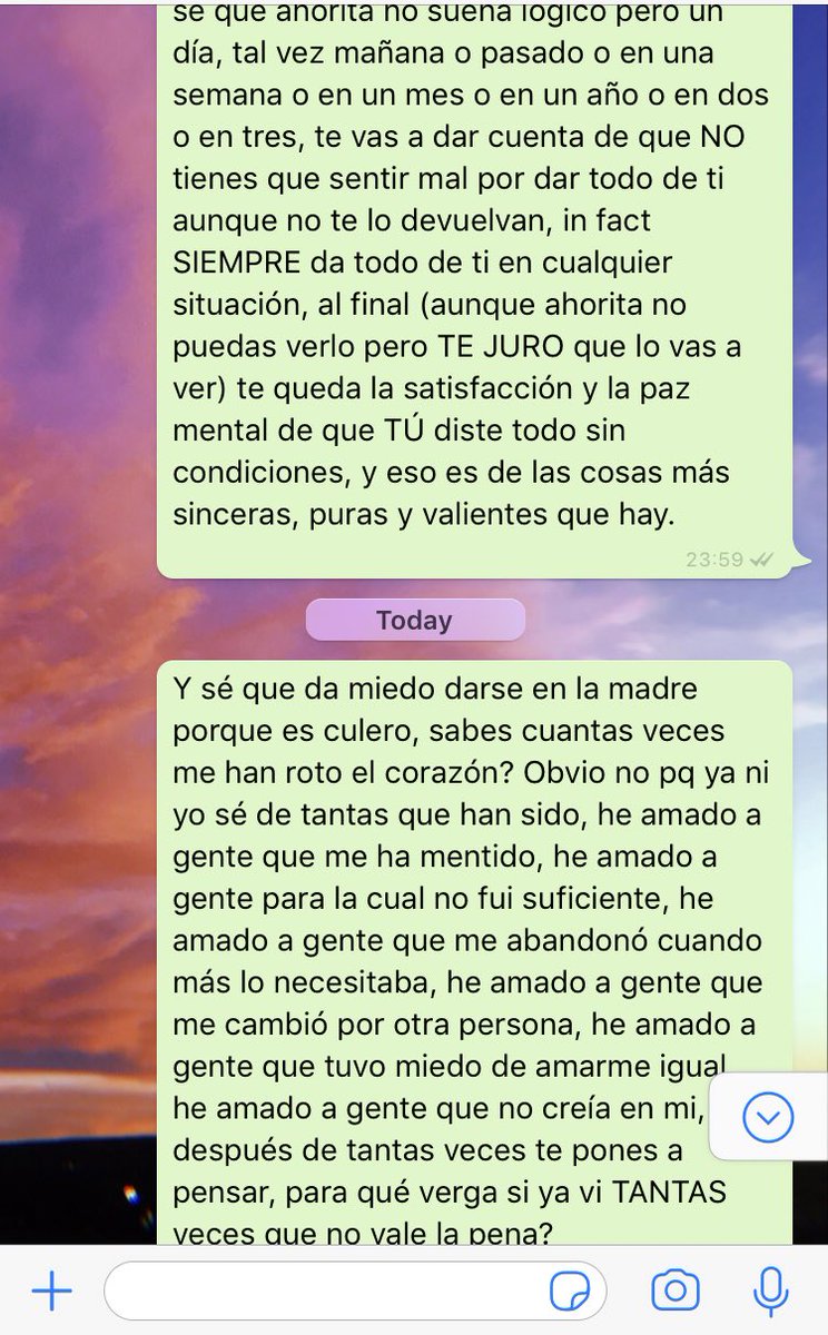 lamalhechora's tweet photo. Ayer le dije esto a un amigo y se los comparto en caso de que alguien por aquí lo necesite igual.♥️ Está largo but I think it’s worth it. https://t.co/DasB0w01Wm