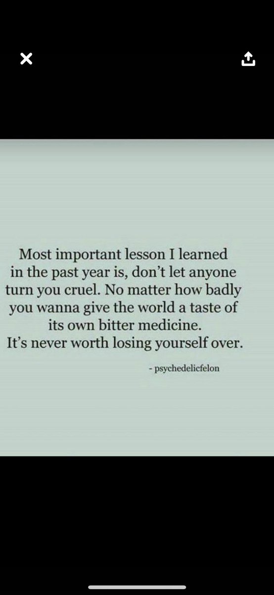 Seeing this and just instantly connected. I have thought of the ugliest things I would do to get back at someone but then I just sit back and think like is this really who I am? No I’m not I can’t do that. I know a lot can but I’m not one of those