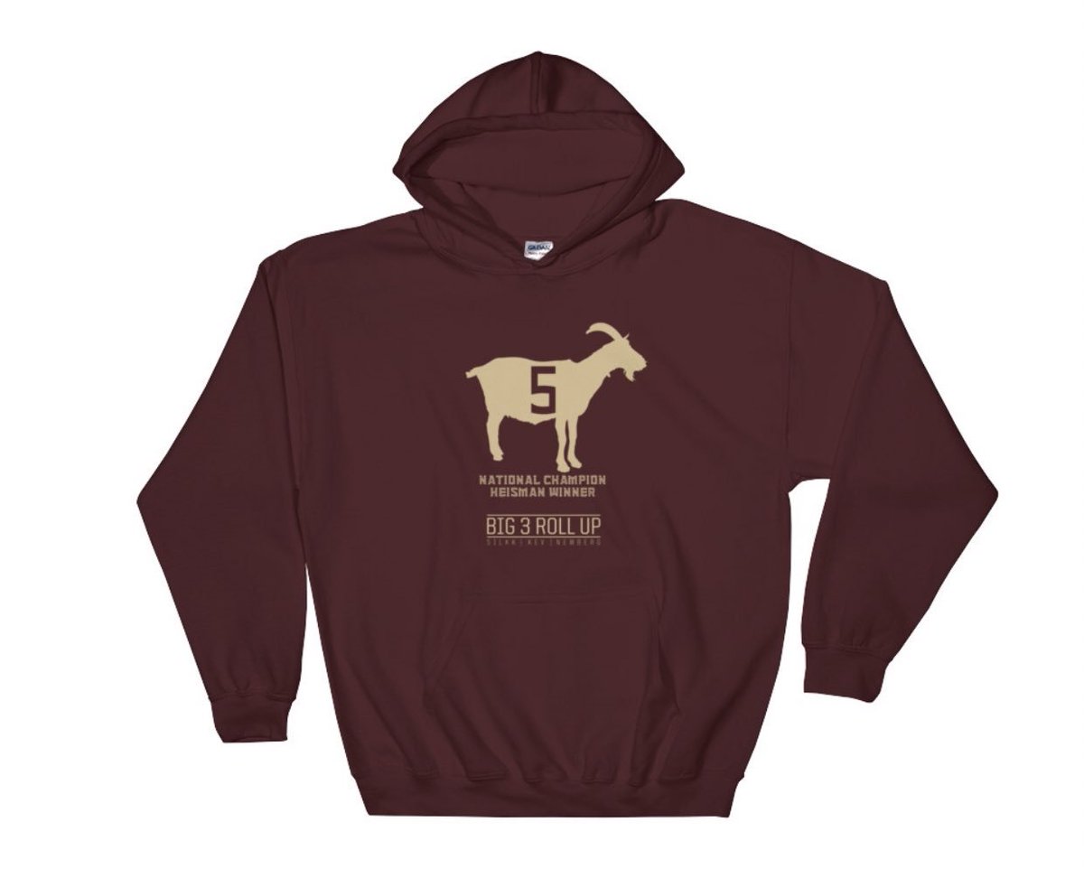 Big3Rollup on Twitter: "🚨🚨🚨 GOAT Hoodies are now available in the store ...
