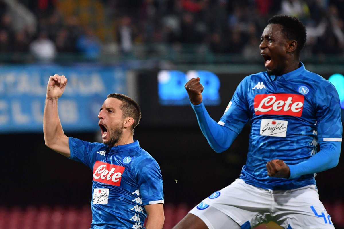 MrAncelotti's tweet photo. Good game. Great work team. #ForzaNapoliSempre https://t.co/MFVxbNrE9I