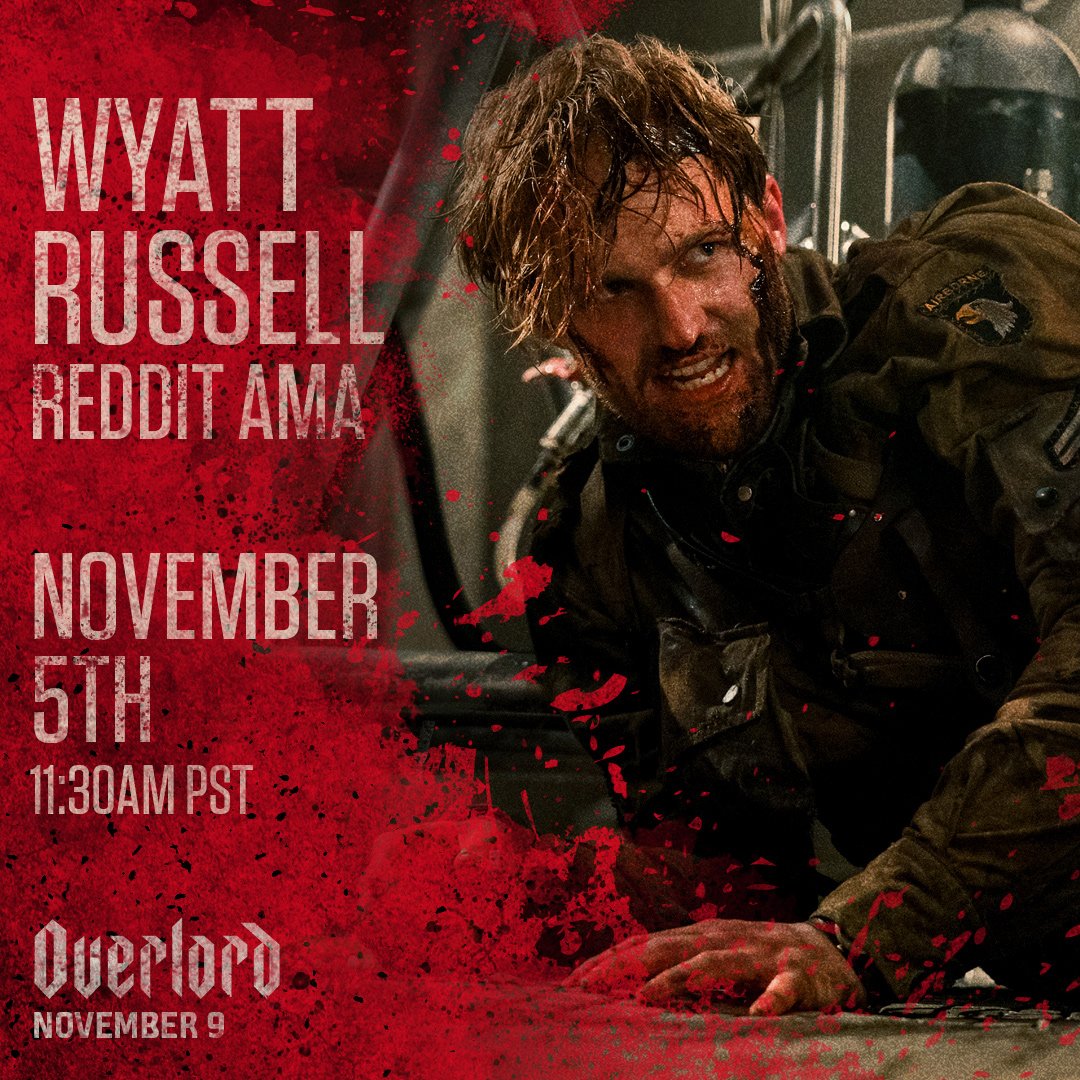 Overlord Movie On Twitter Wyatt Russell Is Ready To Answer Your Overlord Movie On Twitter Wyatt Russell Is Ready To Answer Your
