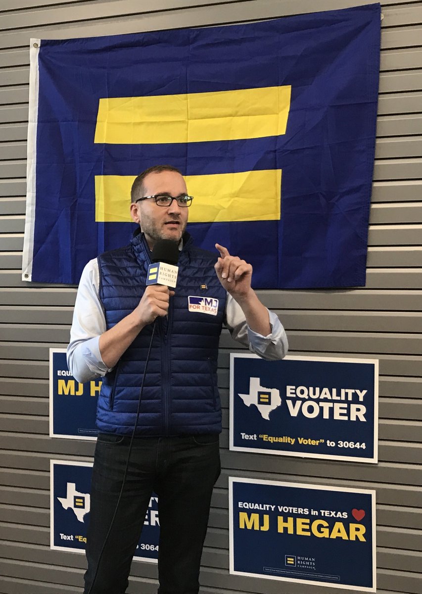 MJ Hegar and HRC #turnOUT