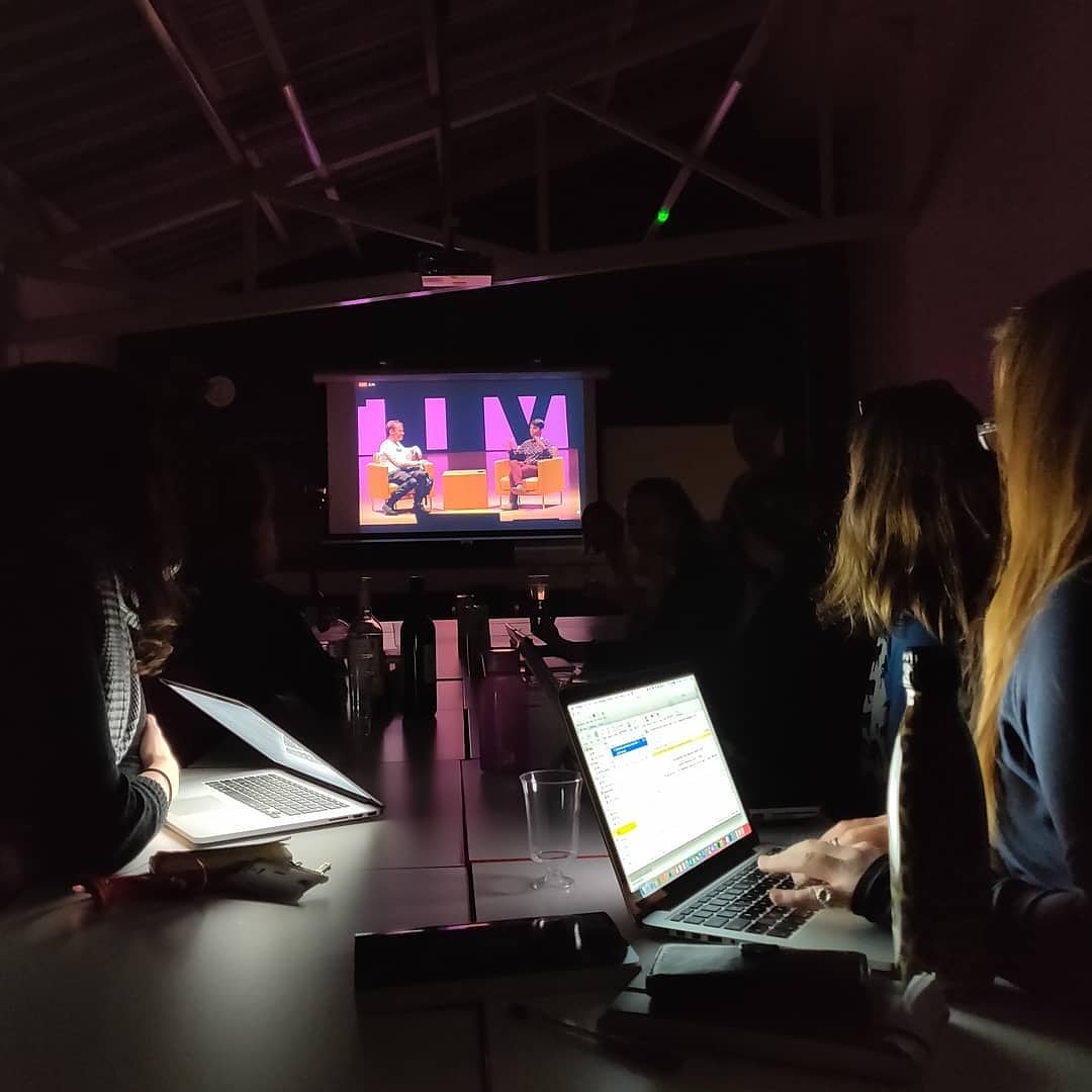 mdx_mavic's tweet photo. The sun may be shining in Miami,  it's dark in cold London, but we are here with @creativetime @mdx_mavic and @mdx_fine_art watching the #CTSUMMIT live https://t.co/TgdJAAdYjb