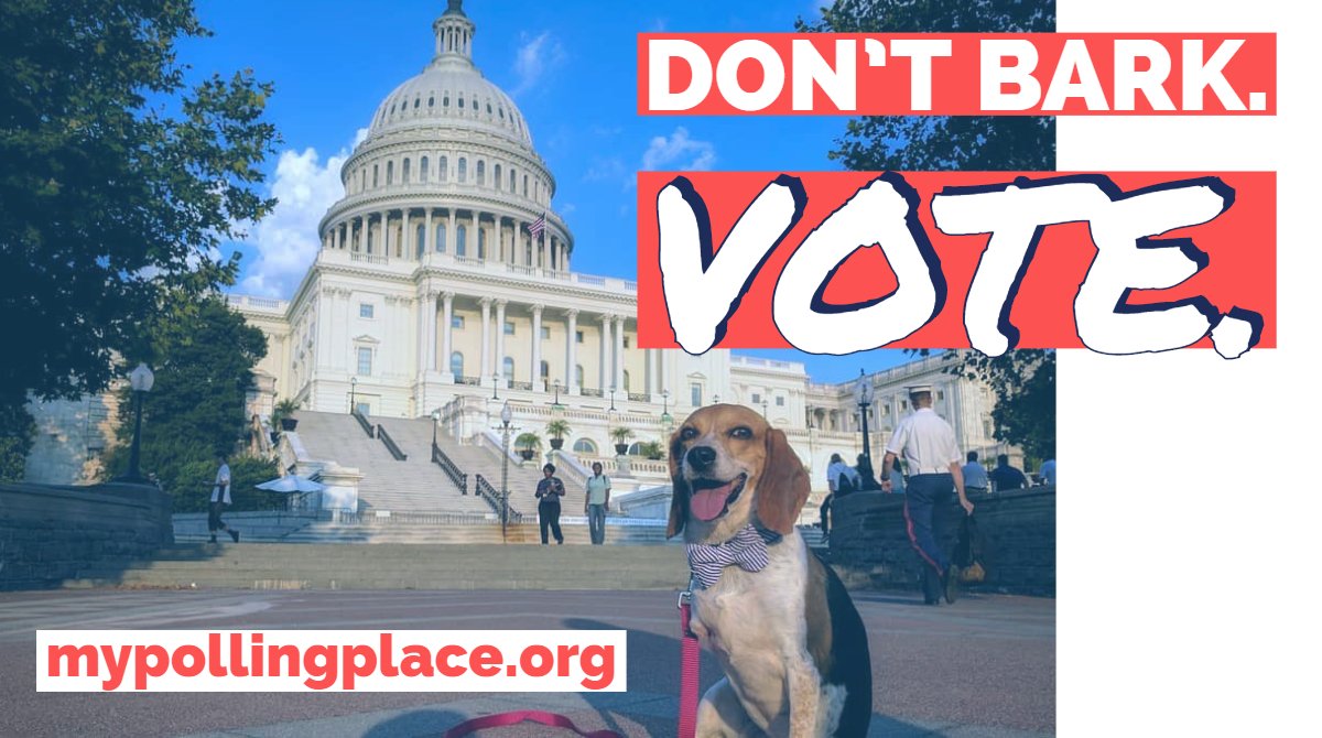 Excuse me, human, but have you made a plan to vote?

mypollingplace.org