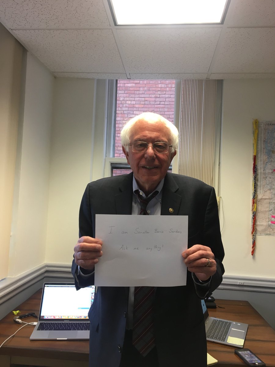 BernieSanders's tweet image. I'm on @reddit_AMA right now answering your questions about the election on Tuesday - the most important election of our lives. AMA! reddit.com/r/IAmA/comment…